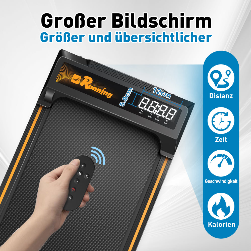 W450 großer Touchscreen und Fernbedienung – übersichtliches Display für Heimtraining