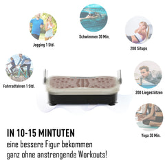 10-15 Minuten Vibrationstraining als Ersatz für Joggen oder Schwimmen