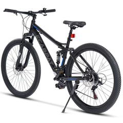 26 Zoll Fully Mountainbike mit Hinterradfederung und Scheibenbremsen, Schrägansicht