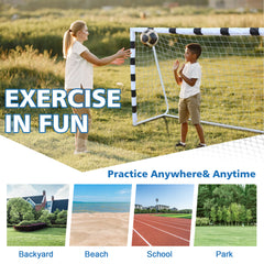 Collage zeigt die Einsatzmöglichkeiten im Garten, am Strand, auf dem Schulhof und im Park.