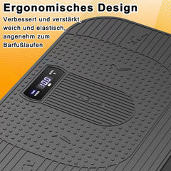 Ergonomisches Design: Detailansicht der rutschfesten Oberfläche (Schwarz)