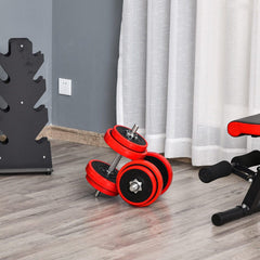 Home Gym Equipment: Verstellbares Hantelset im Wohnzimmer
