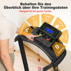 Multifunktions-Display: Pulsmessung über Handlauf-Sensoren und Tablet-Halter