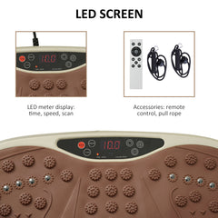 Rutschfeste Oberfläche mit Massage-Noppen in Beige und Braun