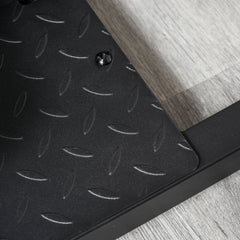 Rutschfeste Riffelblech-Trittfläche für sicheren Stand beim Workout