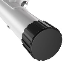 Stabile Konstruktion: Rutschfeste Standfüße und Transportrollen