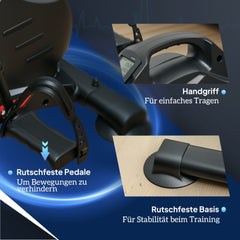 Tragbarer Griff: Integrierter Handgriff für einfachen Transport des Geräts