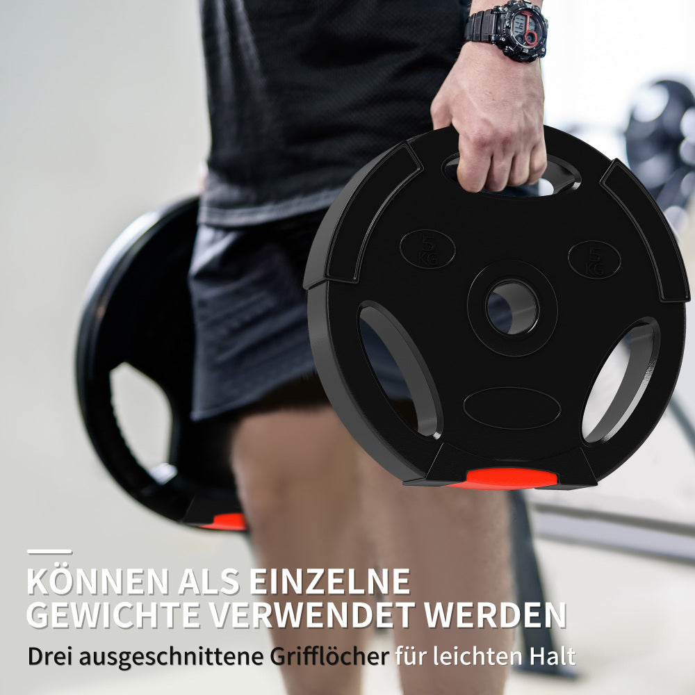 Tri-Grip Design: Drei Eingriffe für Übungen ohne Hantelstange