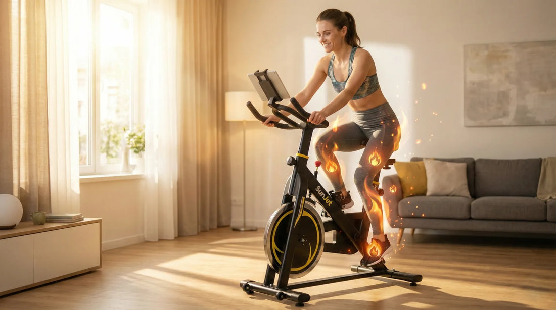 Abnehmen mit Spaß Kalorien verbrennen beim Serienschauen auf dem SunJet