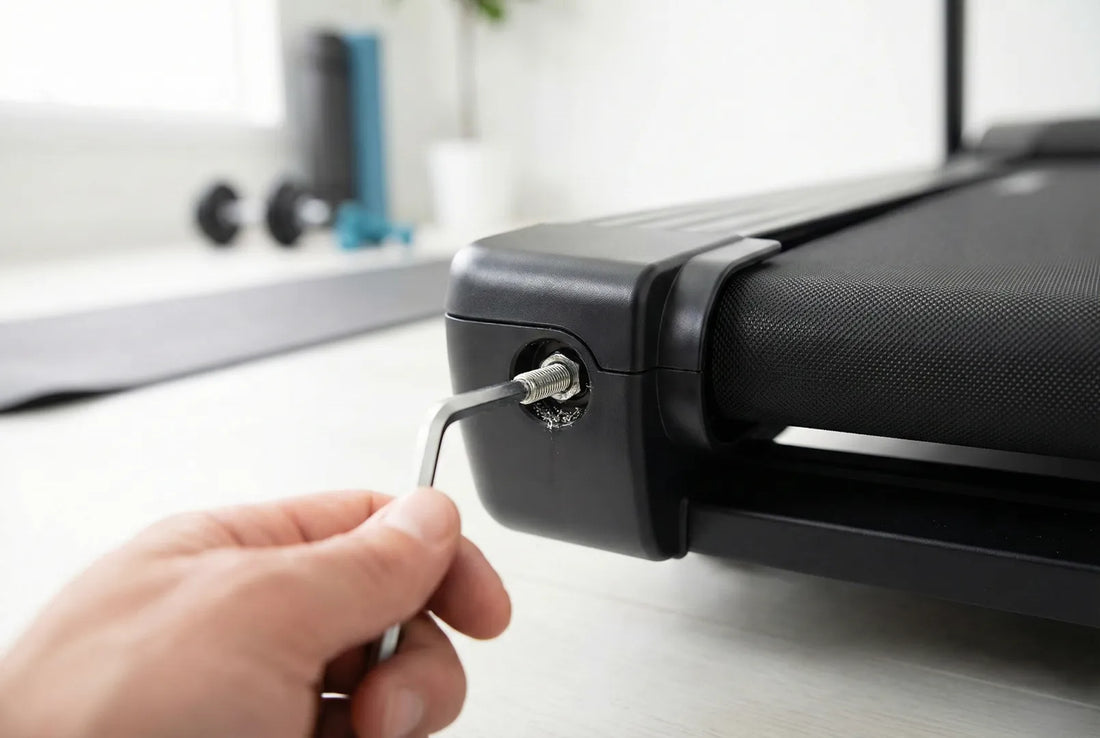 Anleitung Laufgurt spannen mit Inbusschlüssel