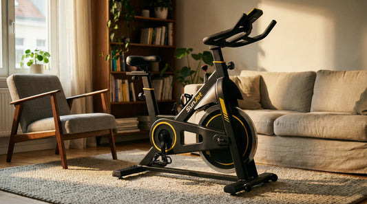 Hochwertiger SunJet Heimtrainer unter 300 Euro im modernen Wohnzimmer