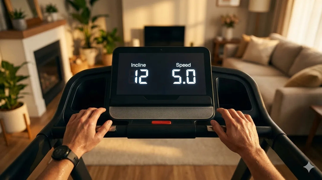 Laufband Display Einstellung 12-3-30 Methode