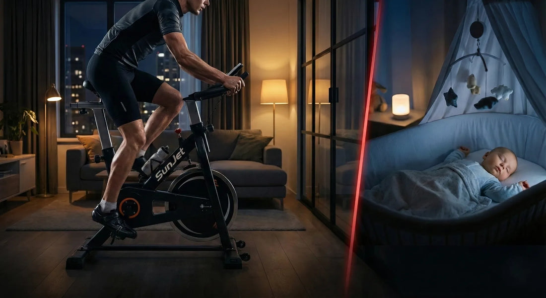 Leiser Heimtrainer in der Mietwohnung Keine Störung der Nachbarn