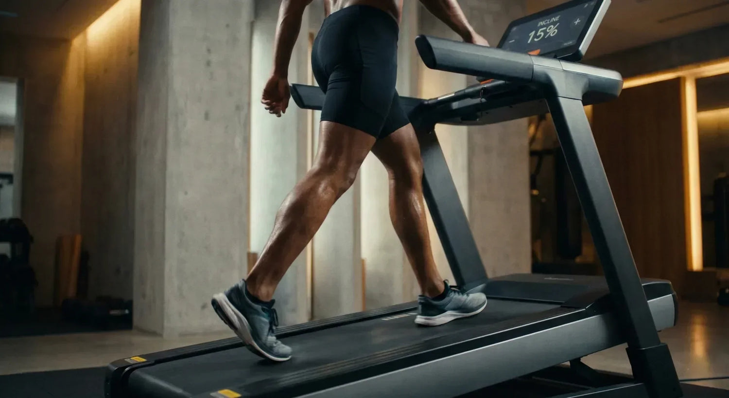 Maximale Steigung auf dem Laufband Aktivierung der Gesäßmuskulatur beim Incline Walking.