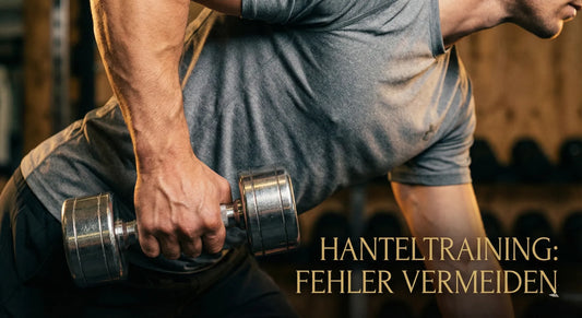 Perfekte Haltung beim Hanteltraining Fokus auf saubere Ausführung