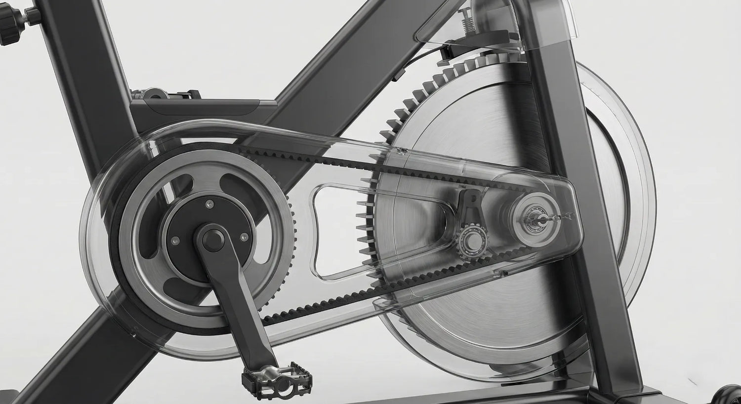Technik im Detail Schwungmasse und Riemenantrieb beim Heimtrainer