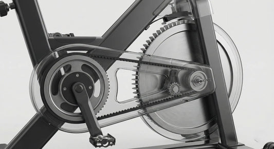 Technik im Detail Schwungmasse und Riemenantrieb beim Heimtrainer