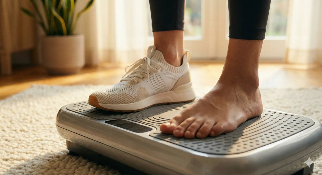 Vergleich Training auf der Vibrationsplatte – barfuß oder mit Sportschuhen