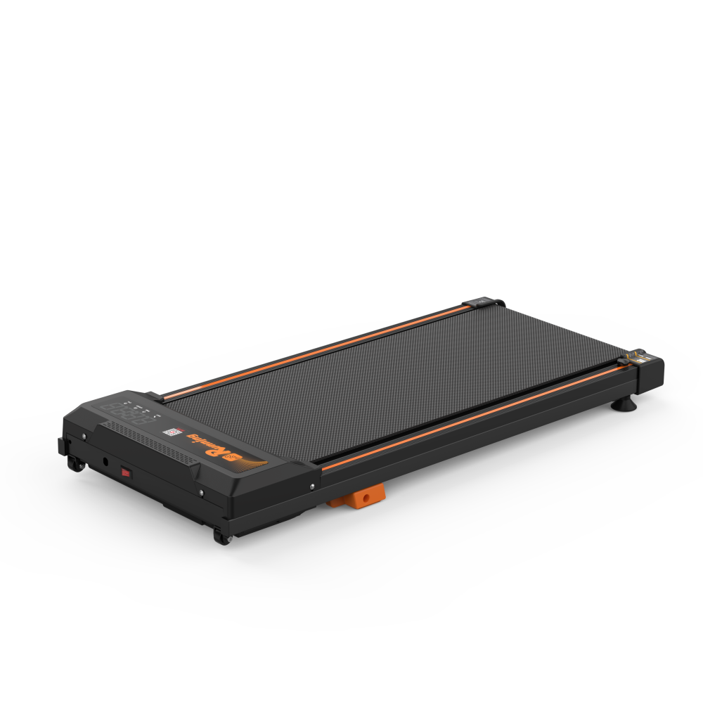 Sunjetfit W450 Walking Pad schwarz-orange – ultraflaches 4-in-1 Laufband für Zuhause