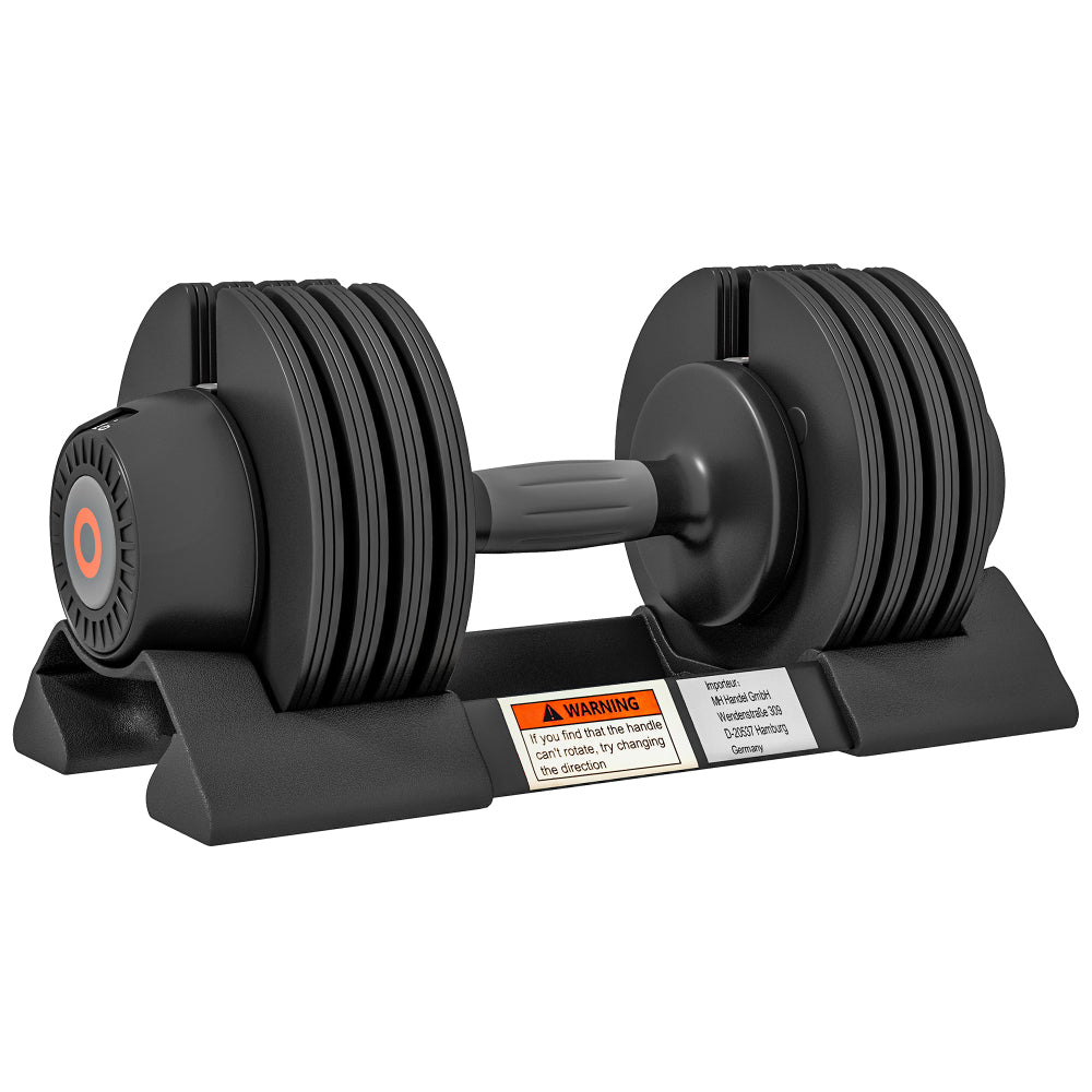 1 x Verstellbare Kurzhantel 10kg: 4-in-1 System Hantel (Einzeln)
