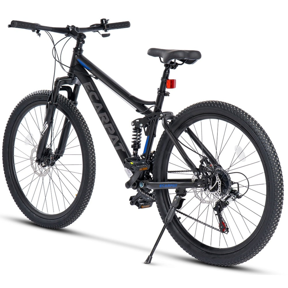 24 Zoll Fully Mountainbike mit Federungssystem und Scheibenbremsen, Schrägansicht