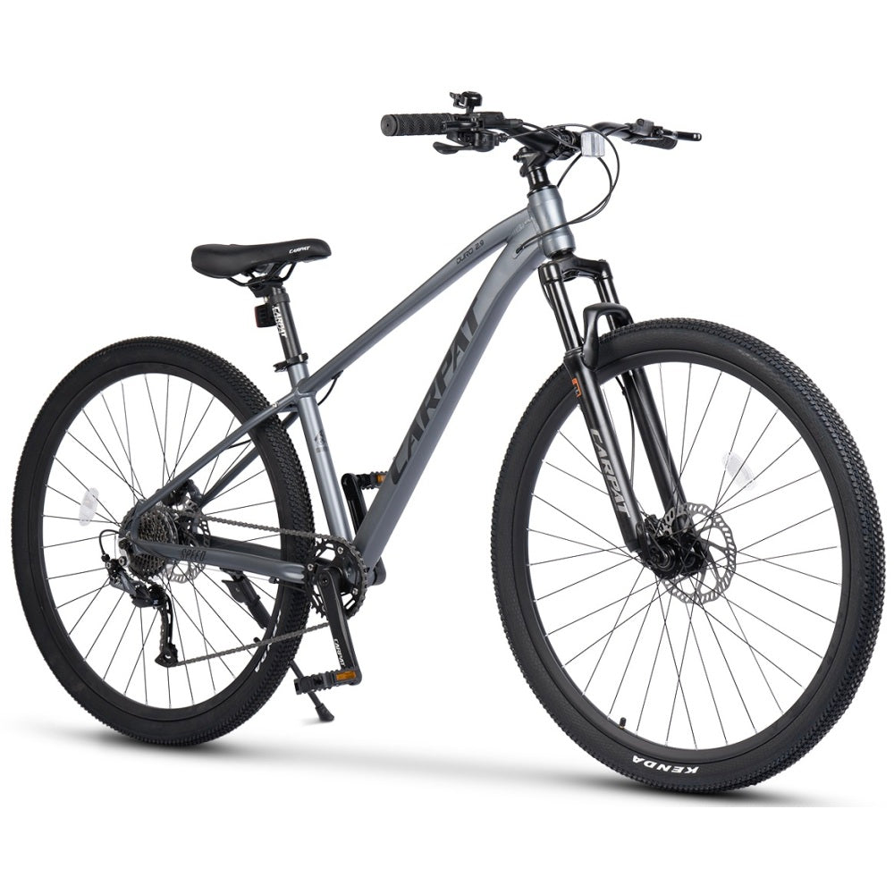 Mountainbike 29 Zoll Hardtail Grau mit Aluminiumrahmen & Hydraulikbremsen – F103 Premium