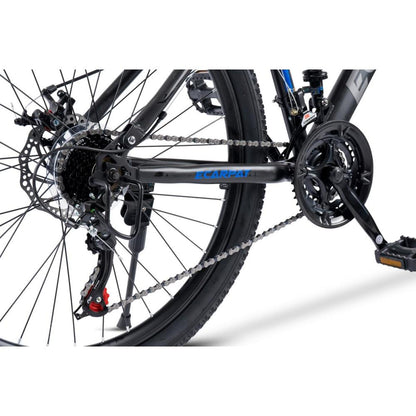 Antriebseinheit und 21-Gang Schaltung des Zoll Fully Mountainbikes