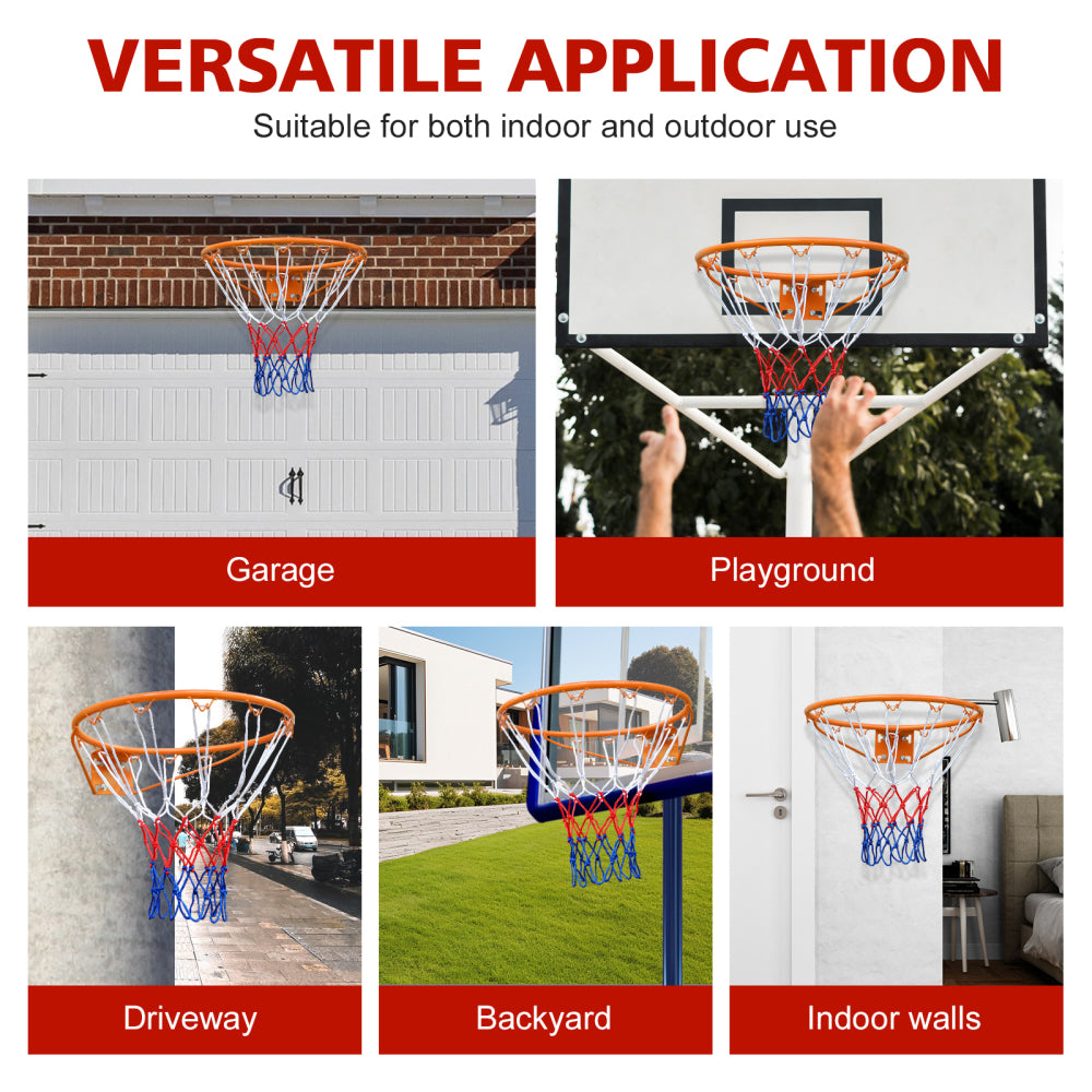 Anwendungsbeispiele für Basketballkorb-Montage: Garage, Hinterhof, Auffahrt und Innenwand