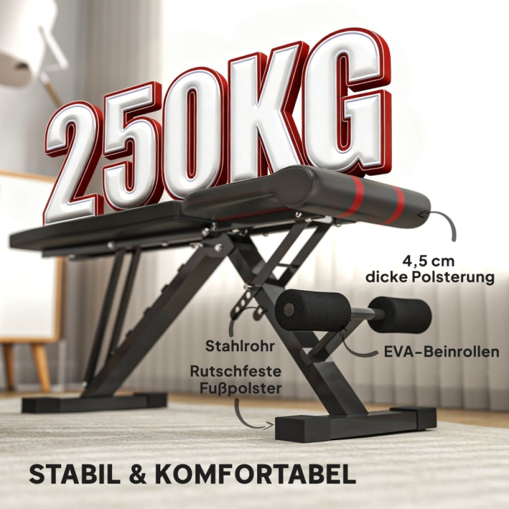 Belastbarkeitstest: Robuste Konstruktion hält bis zu 250KG Gewicht, stabil und komfortabel.