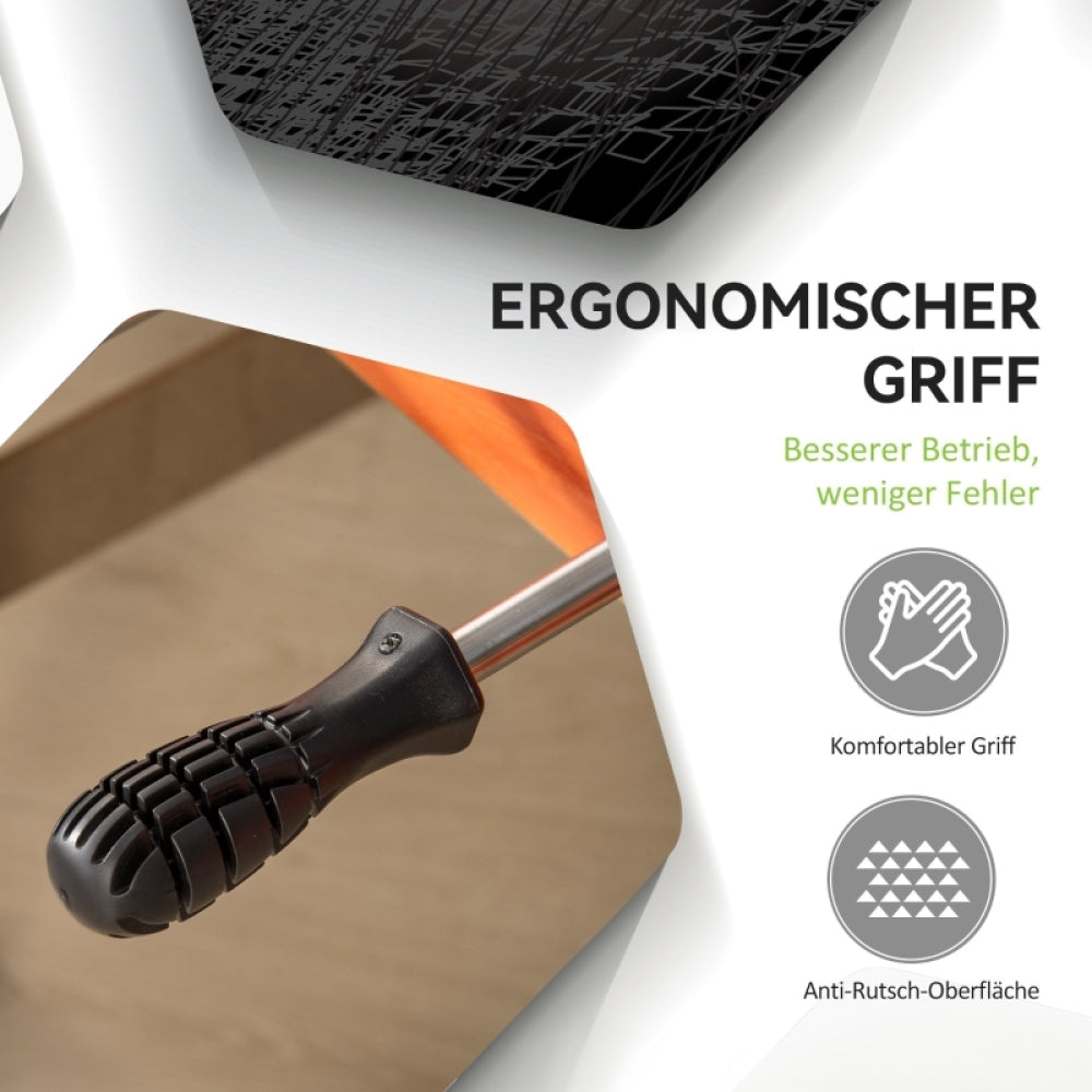 Detail des Tors mit integriertem Ballrücklauf und Netzstruktur