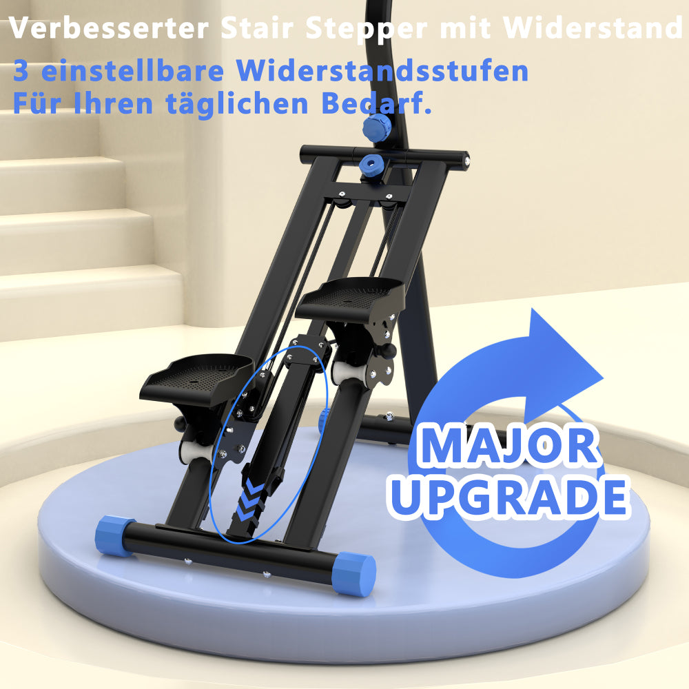 Detailansicht des verbesserten Widerstandssystems mit 3 einstellbaren Stufen.