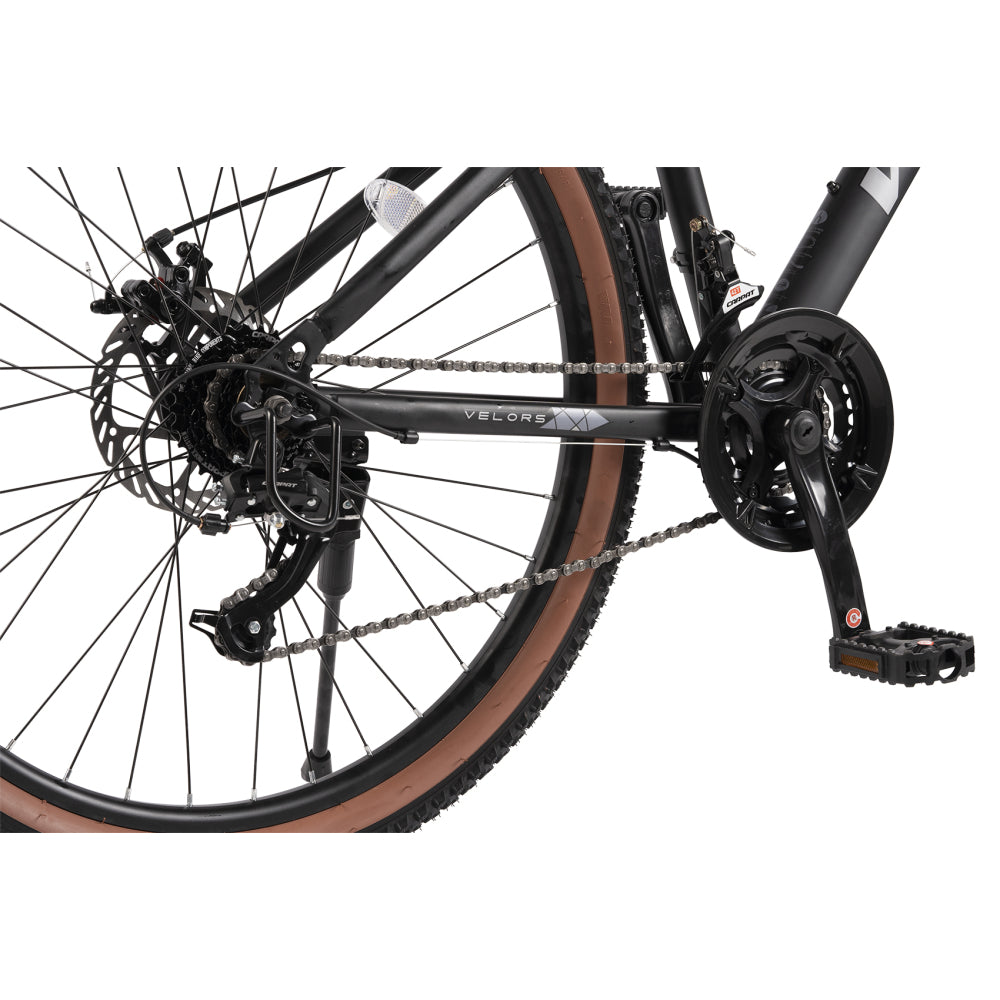 Doppelwandige Alufelge in Schwarz, robust und langlebig für Gelände.