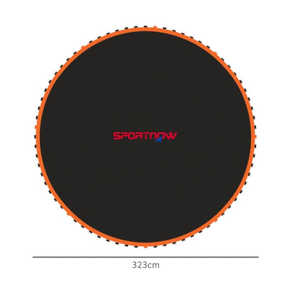 Sprungtuch 366 cm Maße – Durchmesser 323 cm Sprungfläche, 72 V-Ringe