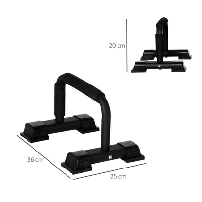 Grafik mit genauen Abmessungen der Griffe: 36 cm Länge, 25 cm Breite und 20 cm Höhe.