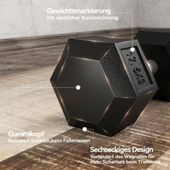 Gummibeschichtung: Robuster Gummikopf schützt Boden und mindert Lärm