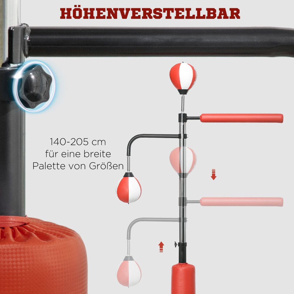 Höhenverstellbares Design: Einfache Anpassung für Kinder und Erwachsene (110-205cm Reichweite).