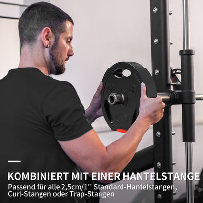 Kompatibilität: Passend für alle Hantelstangen mit 25mm Aufnahme