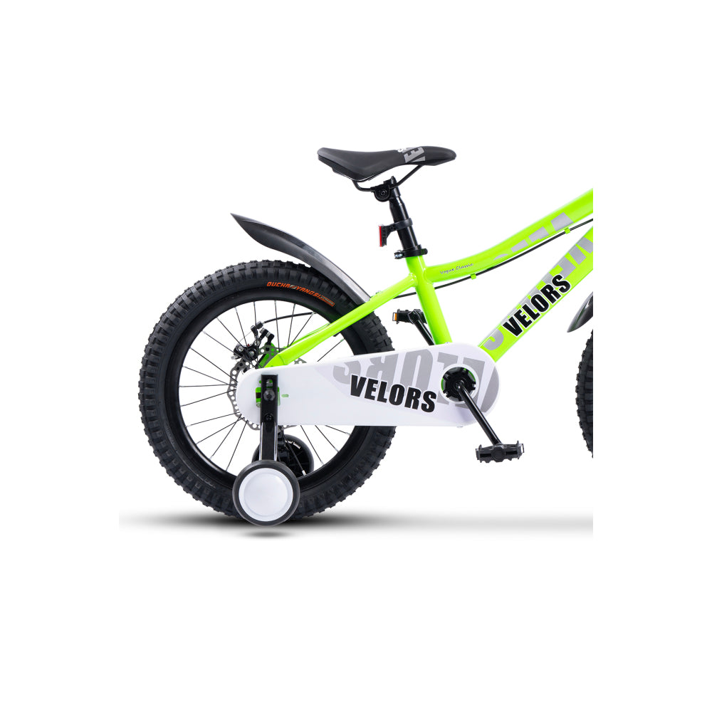 Leichtes 18 Zoll Kinderfahrrad Grün mit Stahlrahmen