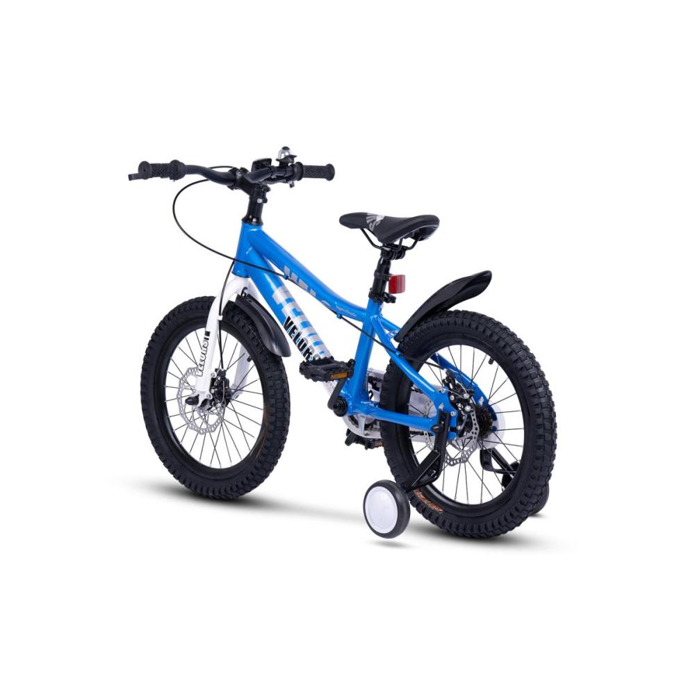Leichtes 18 Zoll Kinderfahrrad in Blau mit robustem Stahlrahmen
