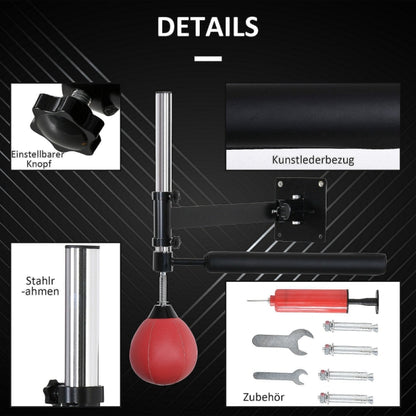 Lieferumfang und Details: Inklusive Luftpumpe, Schrauben und Montagewerkzeug.