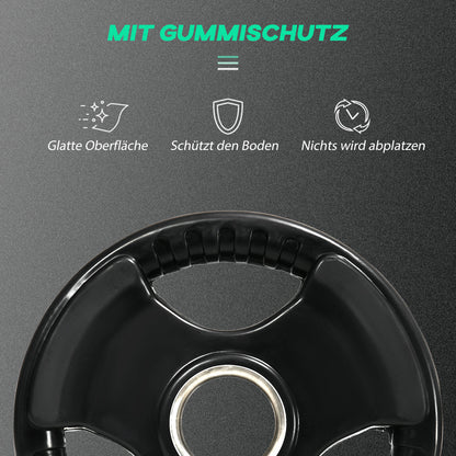 Mit Gummischutz: Robuste Oberfläche schützt Boden und reduziert Lärm