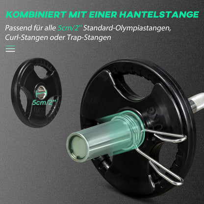 Olympische Scheiben: Passend für alle Standard-Stangen mit 50mm Aufnahme