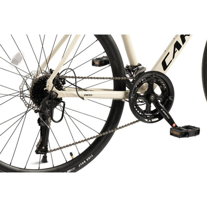 Perspektivische Ansicht des Modells mit Rennrad-Lenker und Scheibenbremsen.