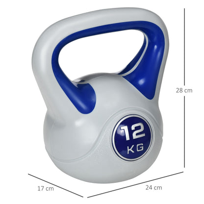 Produktabmessungen: Kompakte Kugelhantel 28cm hoch, 24cm breit