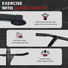 Sicherheits-Features: Rutschfeste Griffe und stabile Verschraubungen.