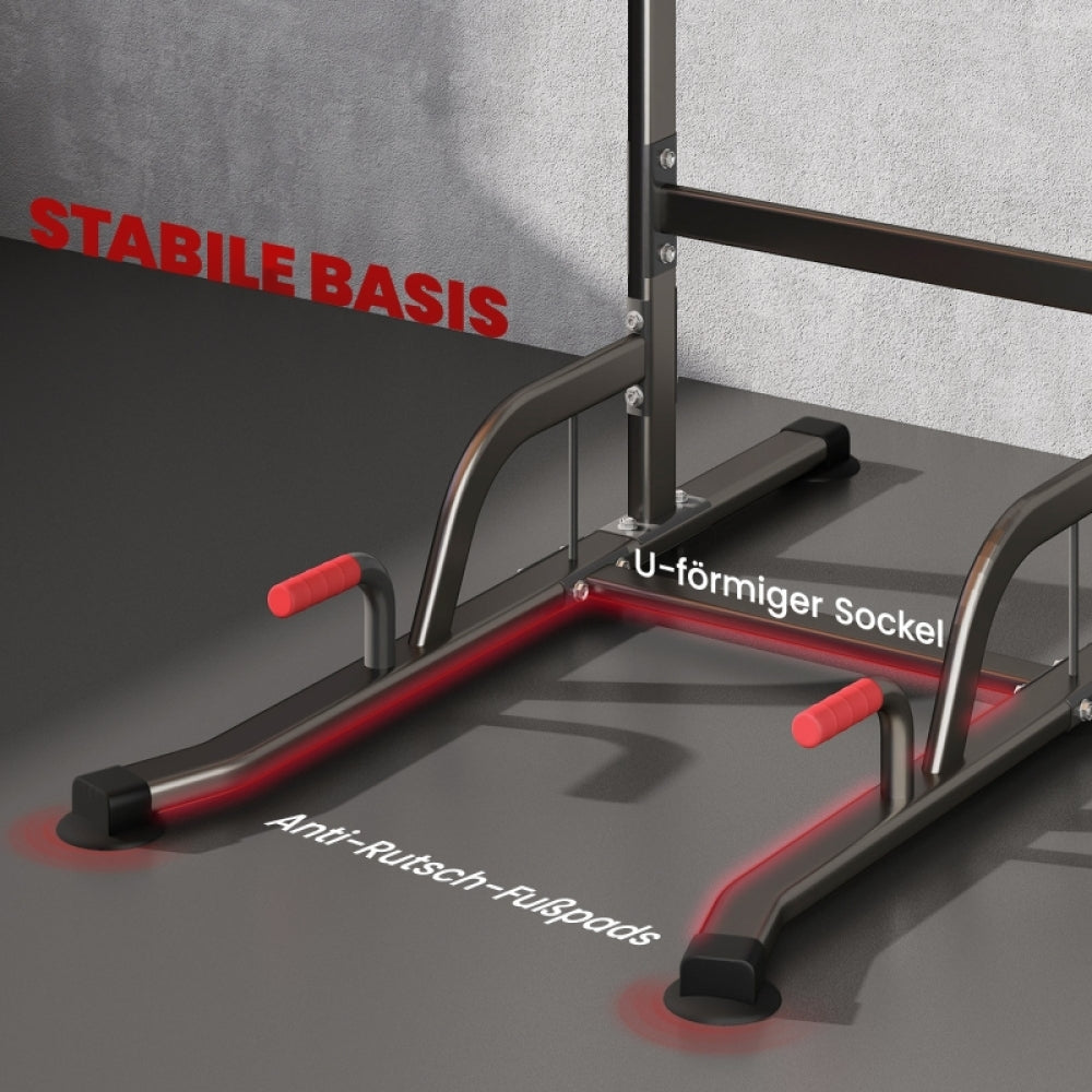 Stabile Basis: U-Form Design mit 4 starken Saugnäpfen für rutschfesten Stand.