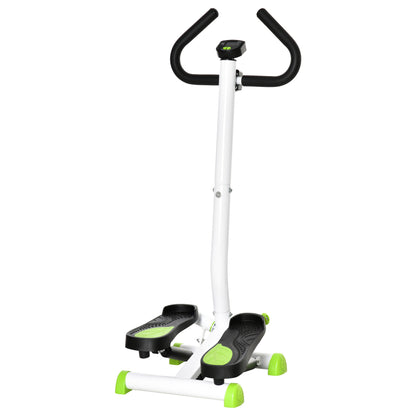 Swing Stepper weiß grün mit Handgriff und LCD-Display