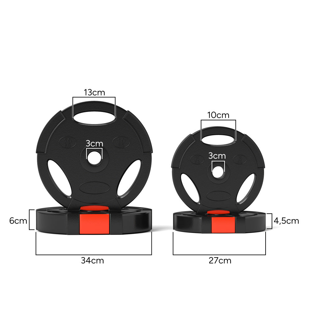 Technische Daten: Bohrung 25mm (1 Zoll), Durchmesser 34cm und 27cm