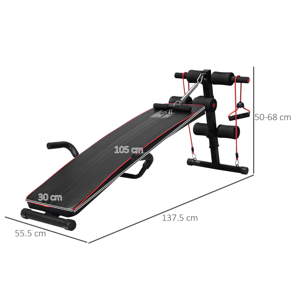 Technische Maße: 137,5cm lang, 55,5cm breit, Höhe verstellbar 50-68cm.