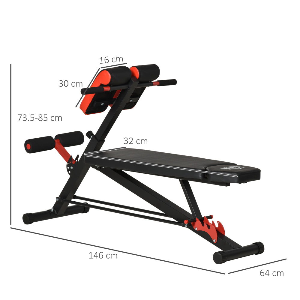 Technische Maße: 146cm lang, Breite 64cm, Höhe verstellbar von 73,5 bis 85 cm.